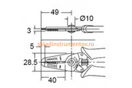 Клещи для зачистки ProsKit 1PK-3002E 00248264