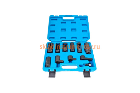 Набор головок для снятия кислородных датчиков AV Steel 3/8,1/2 dr 11 предметов AV-920057