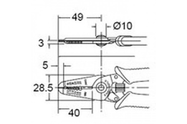 Клещи для зачистки ProsKit 1PK-3002E 00248264