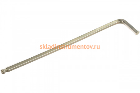 Шестигранный ключ 6мм: Г-образный экстра длинный с шаром ЭВРИКА ER-76506XL