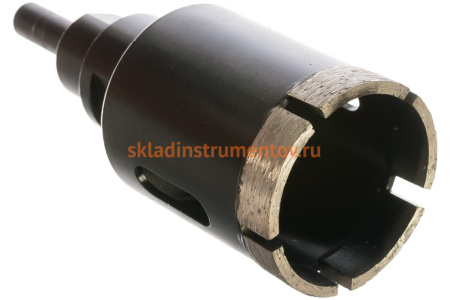 Коронка алмазная по керамограниту, серебряная пайка (45 мм) TRIO-DIAMOND GCB764