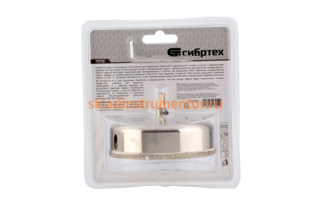 Сверло по керамической плитке и стеклу 95х55 мм СИБРТЕХ 72732