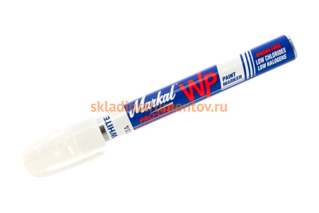 Маркер для мокрых поверхностей Markal Pro-Line WP, 3 мм, белый 96930