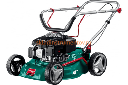 Бензиновая газонокосилка ЗУБР 410 мм, 3.5 л.с. ГБ-410
