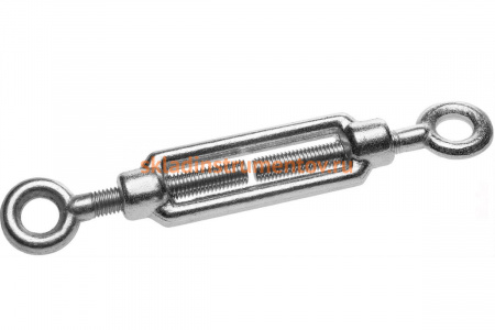 Талреп ЗУБР DIN 1480 кольцо-кольцо М8 1 шт кованая натяжная муфта оцинк. Проф. 304376-08