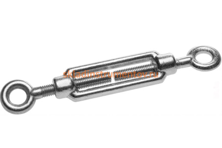 Талреп ЗУБР DIN 1480 кольцо-кольцо М10 1 шт кованая натяжная муфта оцинк. Проф. 304376-10 Талреп ЗУБР DIN 1480 кольцо-кольцо М10 1 шт кованая натяжная муфта оцинк. Проф. 304376-10