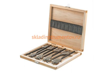 Набор сверл перьевых (8 шт, 12-32 мм) по дереву D.BOR 180608116D