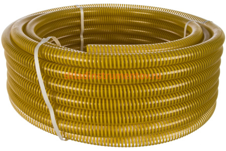 Шланг напорно-всасывающий со спиралью ПВХ (30 м; 25 мм; 10 атм) ЗУБР 40327-25-30
