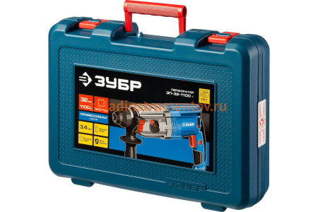 Перфоратор ЗУБР Профессионал, 1100 Вт ЗП-32-1100 К