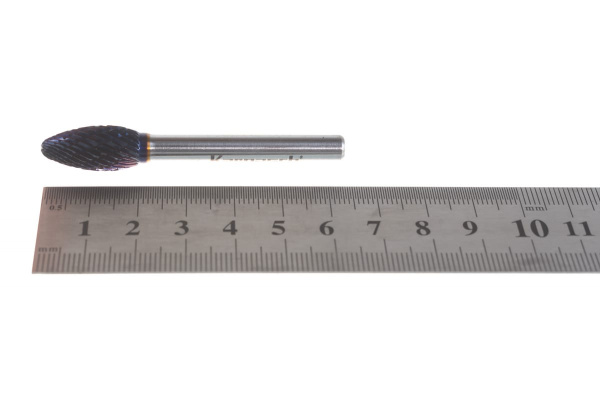 Борфреза твердосплавная форма H язычок пламени (10х20х6х65 мм) Karnasch 11.5071-020