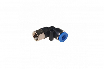 Фитинг угловой для пластиковых трубок (6 мм; 1/8F) ROCKFORCE RF-SPLF06-01