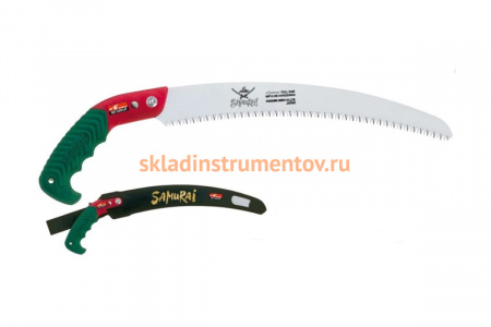 Пила с изогнутым полотном в чехле, с поясным креплением SAMURAI GC-270-LH