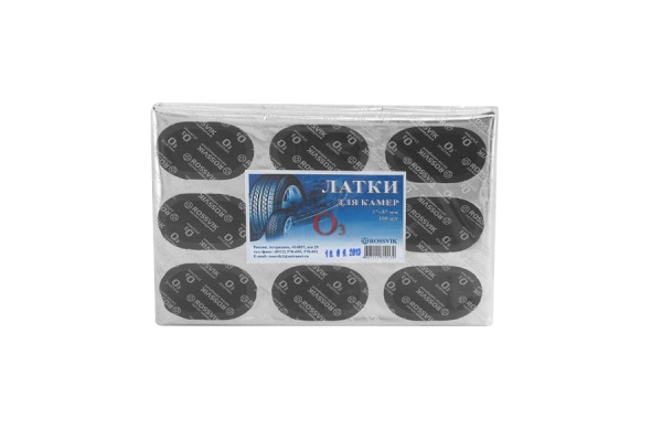 Овальные латки ROSSVIK О3 37х57 мм, 100 шт. пакет НФ-00000237