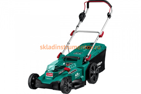 Бесщеточная газонокосилка ЗУБР 36 В ГКЛ-4336