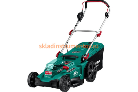 Бесщеточная газонокосилка ЗУБР 36 В ГКЛ-4336