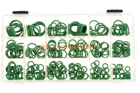 Набор уплотнительных колец для систем кондиционирования с хладагентами R-12/R-134, 270шт JTC 2020A