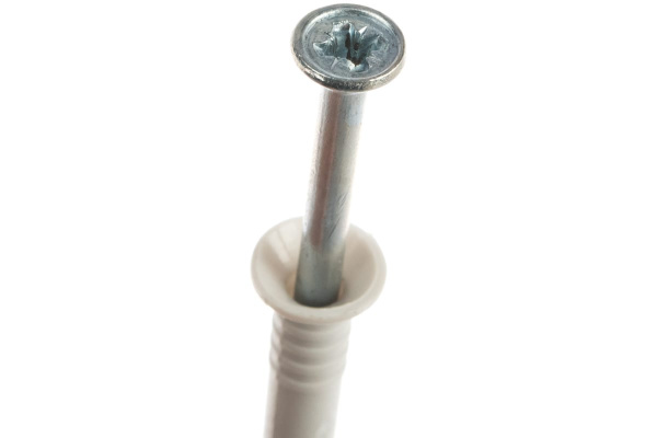 Дюбель-гвоздь нейлоновый с потайным бортиком 70 шт. (6x80 мм; ТФ5) Зубр 4-301375-06-080