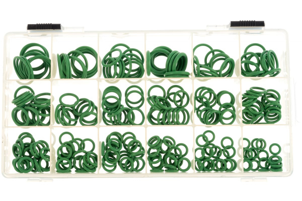 Набор уплотнительных колец для систем кондиционирования с хладагентами R-12/R-134, 270шт JTC 2020A