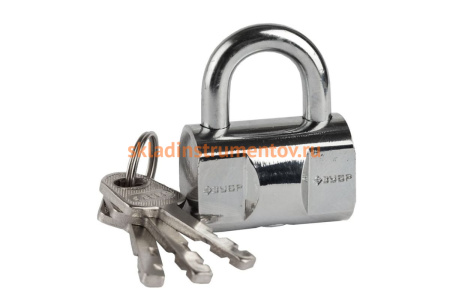 Навесной замок 40 мм ЗУБР ЭКСПЕРТ 37231-40