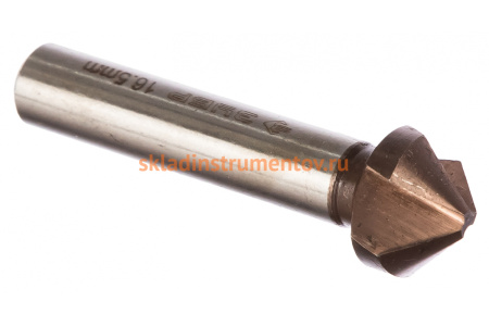 Зенкер конусный с кобальтовым покрытием (16.5х60 мм; М8) по металлу для дрелей Зубр 29732-8