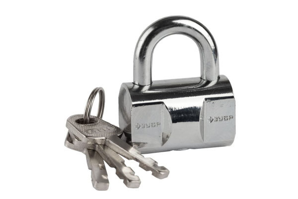 Навесной замок 40 мм ЗУБР ЭКСПЕРТ 37231-40