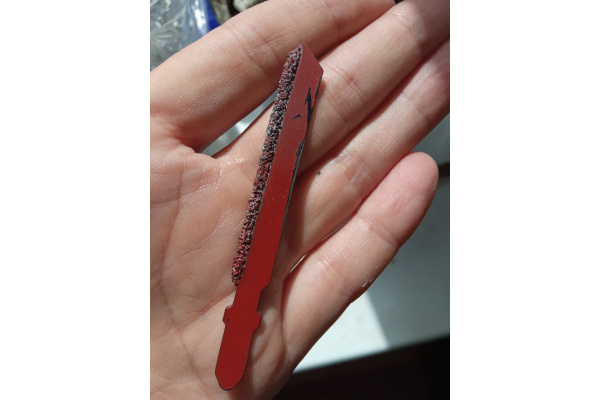 Пилка 77x52 мм, твердосплавное зерно 50, для керамики T150RF Runex 555125-2