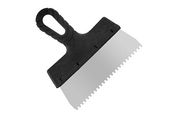 Фасадный зубчатый шпатель (200 мм, зуб 4x4 мм) РемоКолор 12-1-200