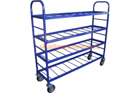 Тележка для перевозки 12-ти баллонов воды RUSKLAD ТСВД 12