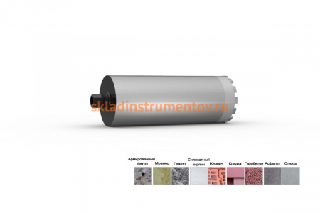 Коронка алмазная HSP-N (200х450 мм; 1 1/4 UNC) Rothenberger FF47200