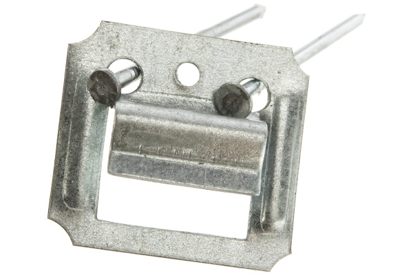 Кляймер СИБРТЕХ №3,5 оцинкованный с гвоздями, 100шт 465735