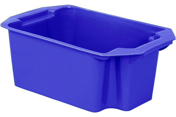 Сплошной синий ящик Тара.ру п/э 383х248х145 23069