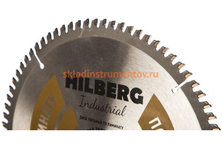 Диск пильный Industrial Ламинат (200x30 мм; 80Т) Hilberg HL200