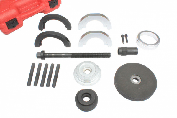 Набор для снятия и установки ступиц и ступичных подшипников VW-T5 /D=80мм/. 17 предметов FORCE 917T3
