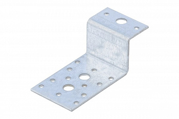 Крепежный Z-образный уголок СИБРТЕХ KUZ 55х105х90 мм цинк, 46538