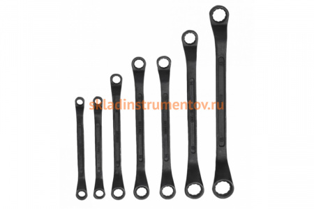Набор накидных двусторонних ключей SITOMO 7 шт 8-19 52027