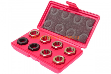 Набор инструментов для восстановления резьбы оси ШРУСа 8шт кейс JTC-3917