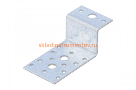 Крепежный уголок СИБРТЕХ Z-образный, KUZ 35х70х55 мм цинк, 46536