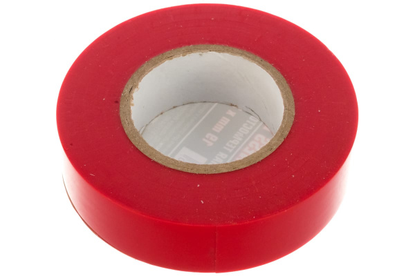 Изоляционная термостойкая лента ROCKFORCE 19мм x 20м красная RF-150R