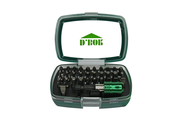 Набор бит (32 шт; Ph/Pz/Sl/Т/HEX/Sq) D.BOR D-SET-32B-1