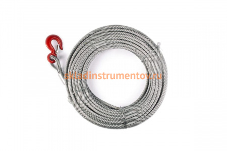 Канат для лебедки МТМ 800 (0.8 т; 20 м; 8.3 мм; тип ZNL) TOR 1271121