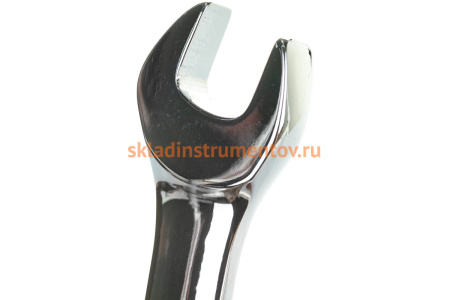 Комбинированный ключ трещоточный шарнирный 10мм на держателе ЭВРИКА ER-61010H