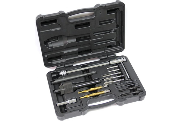 Набор для обслуживания колодцев свечей накаливания МАСТАК 16 предметов, кейс 103-12016C