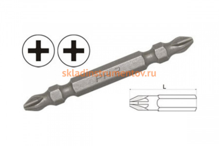 Двухсторонний бит для шуруповерта Aist Phillips PH.1xPH.1 1/4" 10 шт. 1186511PP10 00-00011052