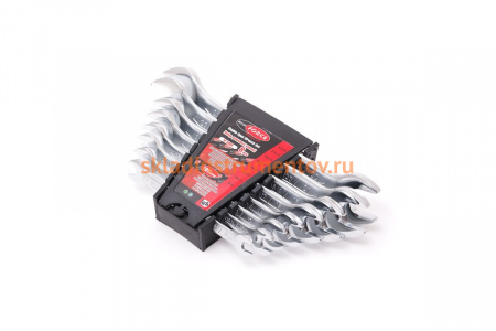 Набор рожковых ключей ROCKFORCE 8-24мм 8 предметов пластиковом держатель RF-5089