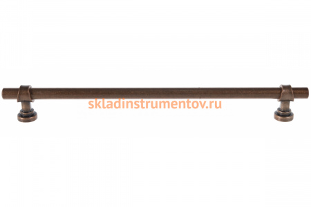 Ручка рейлинг JET 108 м.ц. 256мм сталь, ант.бронза Валенсия RQ108S.256BA99