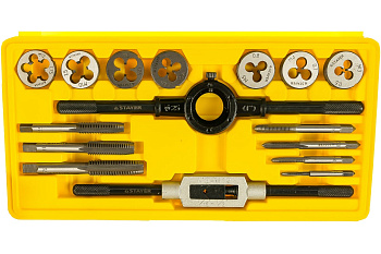 Набор метчиков и плашек STAYER MASTER 16 предметов 28010-H16_z01