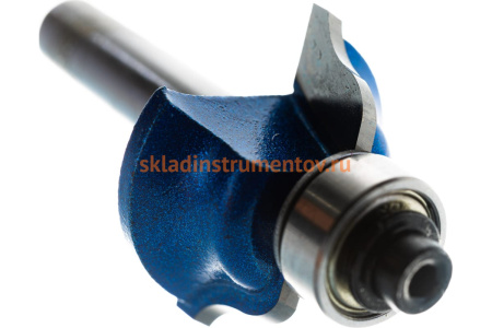 Фреза кромочная калевочная №6 ПРОФЕССИОНАЛ (28.6х12х55 мм; R4.8 мм; хвостовик 8 мм) Зубр 28707-28.6