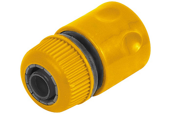 Соединитель пластиковый с аквастопом 1/2" КУРС 76404