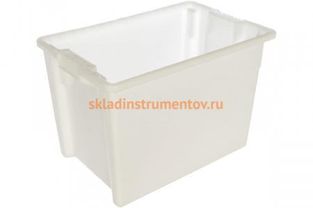Морозостойкий сплошной ящик Тара.ру 600х400х400 мм, белый 05340