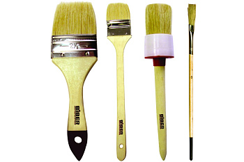 Набор кистей (натуральная щетина) 4шт Biber 31402 тов-115035